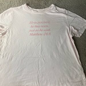 Forever 21 Light Pink Graphic Tee